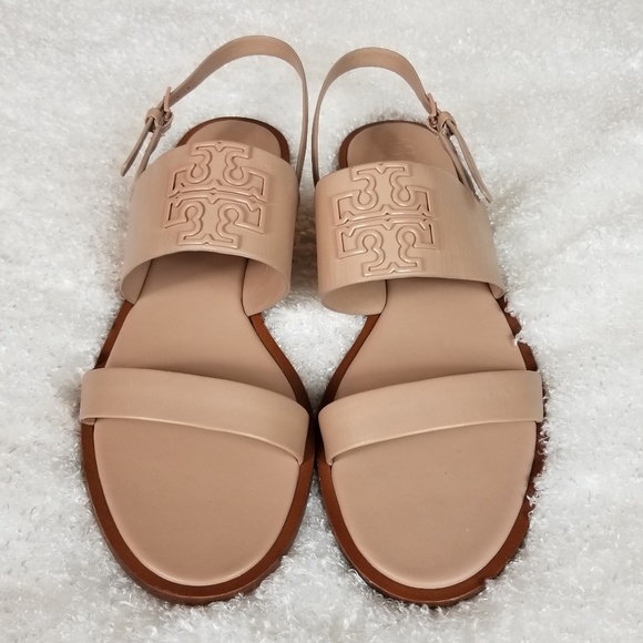 Tory Burch Shoes - Tory Burch Womens Beige Melinda Strap Sandal NWOT